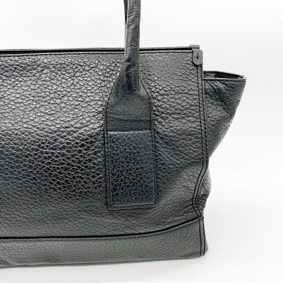 KATE SPADE Pebbled Leather Satchel Handbag Black - Picture 7 of 13